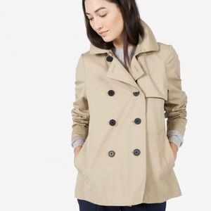 Everlane Swing Trench Coat Khaki Size Xs
